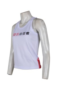 VT114 team sporty vest tailor made logos printed pattern vest gym vest center supplier company